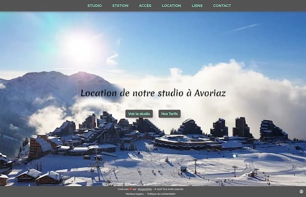 Mockup de site vitrine pour une fromagerie artisanale